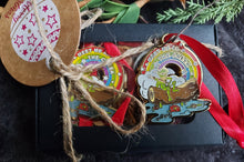 Load image into Gallery viewer, Rainbow Creek Connection ornaments - BigWoollyDesign
