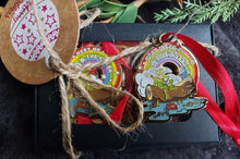 Load image into Gallery viewer, Rainbow Creek Connection ornaments - BigWoollyDesign