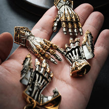 Load image into Gallery viewer, Knights Gauntlet Pendant - BigWoollyDesign