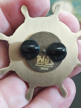 Load image into Gallery viewer, 'Taking Water' spinner pin - BigWoollyDesign