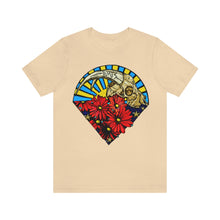 Load image into Gallery viewer, Red Daisies Down Under the Stars T - BigWoollyDesign