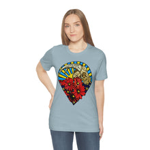 Load image into Gallery viewer, Red Daisies Down Under the Stars T - BigWoollyDesign