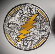 Load image into Gallery viewer, Scrollwork Bolt Buckle - BigWoollyDesign