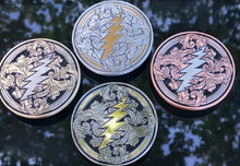 Load image into Gallery viewer, Scrollwork Bolt Buckle - BigWoollyDesign