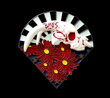 Load image into Gallery viewer, Red Daisies Down Under the Stars - BigWoollyDesign