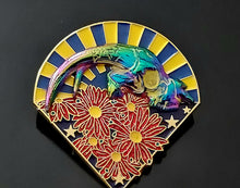 Load image into Gallery viewer, Red Daisies Down Under the Stars - BigWoollyDesign