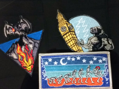 FOTM, Werewolves of London and Evolution patches - BigWoollyDesign