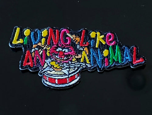 Living Like Animal Patch - BigWoollyDesign