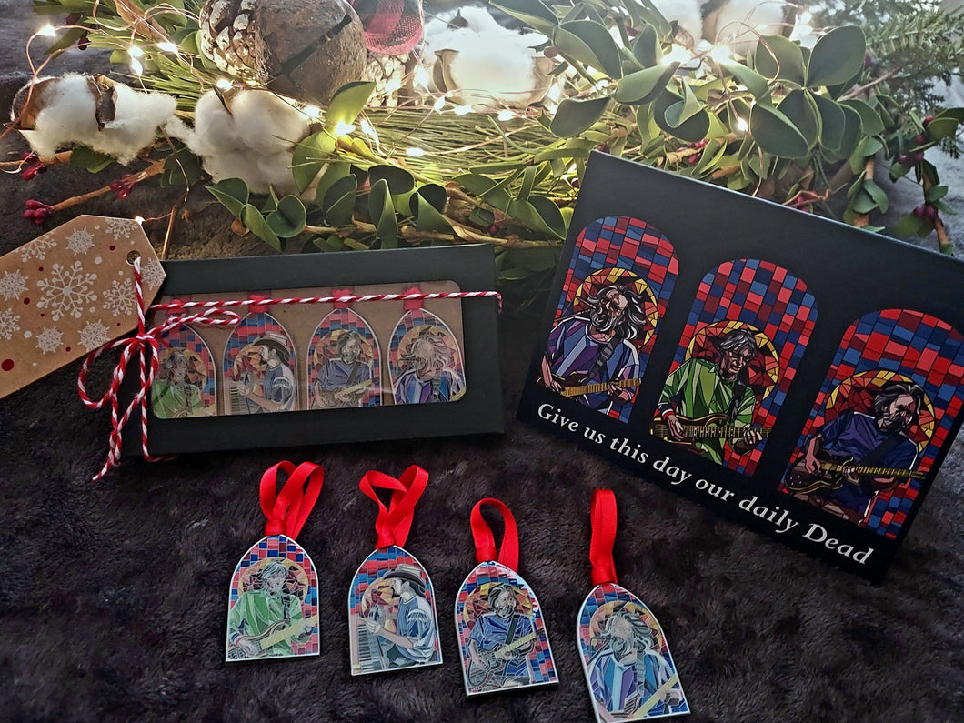 Grateful Saints Ornaments - BigWoollyDesign