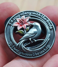 Load image into Gallery viewer, Gild the Lilly 3d pin - BigWoollyDesign
