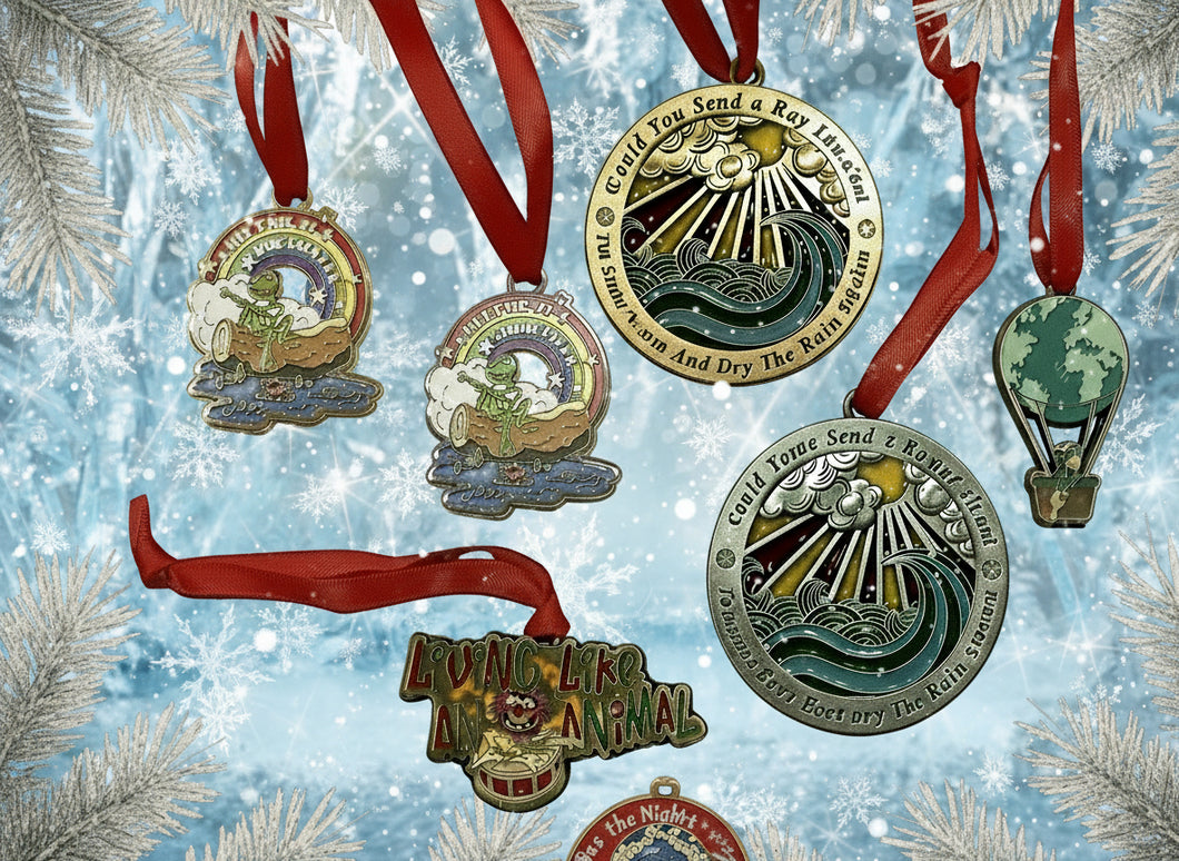 6pk Billy Strings Holiday Ornaments
