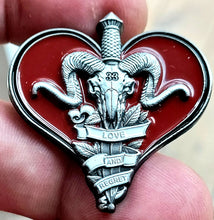 Load image into Gallery viewer, Love ❤️ and Regret 3d pin
