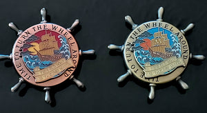'Taking Water' spinner pin - BigWoollyDesign