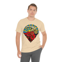 Load image into Gallery viewer, Red Daisies Down Under the Stars T - BigWoollyDesign
