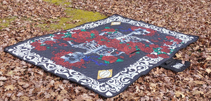 Queen of Diamonds Quilted Tarp - BigWoollyDesign