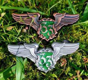 LE33 Family Crest Wings - BigWoollyDesign