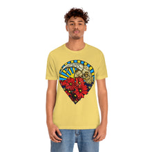Load image into Gallery viewer, Red Daisies Down Under the Stars T - BigWoollyDesign
