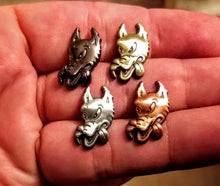 Load image into Gallery viewer, Wolf mini pins - BigWoollyDesign
