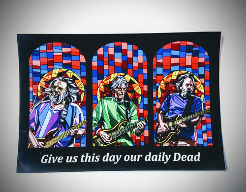 Daily Dead static cling - BigWoollyDesign